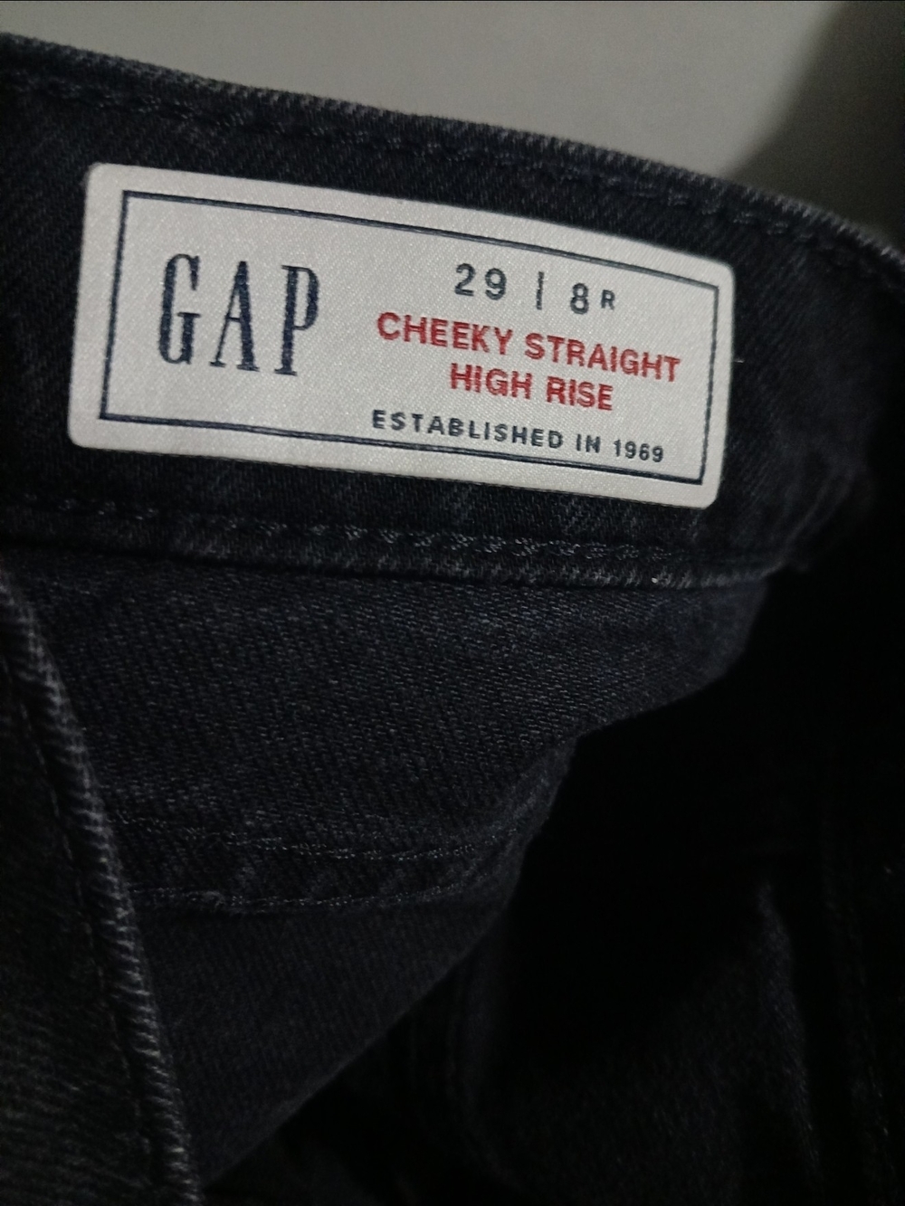 GAP Washed Black Boyfriend Ripped Jeans - Picture 3 of 3